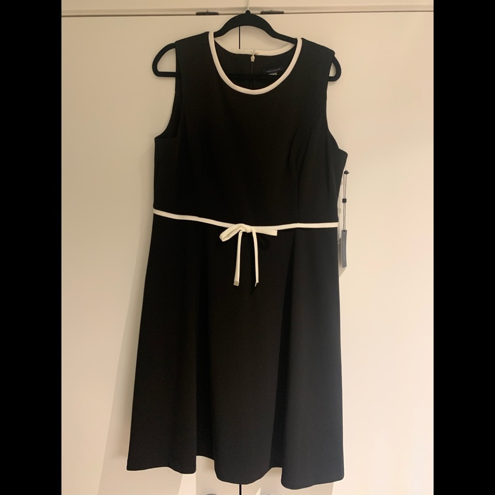 NWT Tommy Hilfiger Black Fit and Flare Dress